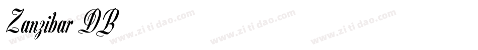 Zanzibar DB字体转换
